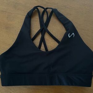 Black Sports Bra
